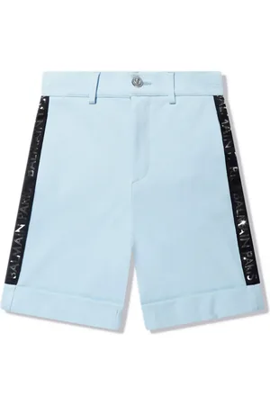 Balmain Logo-tape chino shorts