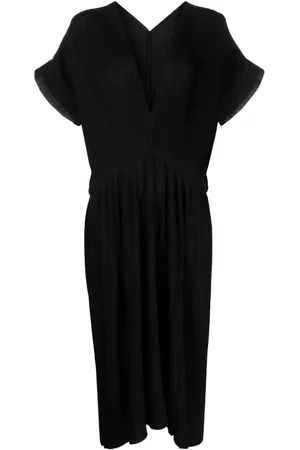 HENRIK VIBSKOV Transit plissé-crepe midi dress