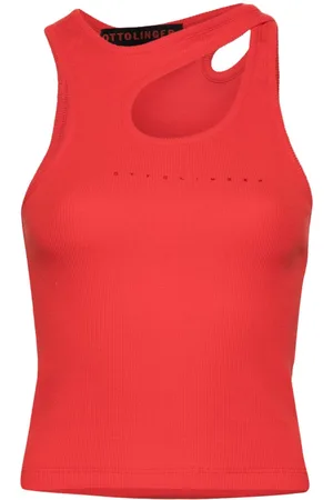 OTTOLINGER Logo-printed ribbed top