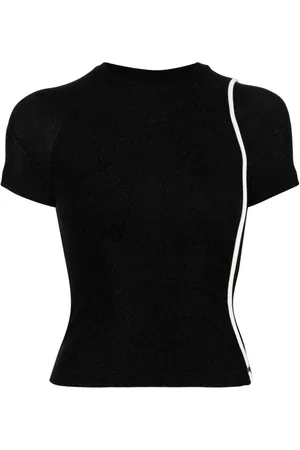 OTTOLINGER Lurex-detail logo-printed T-shirt