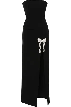 NISSA Crystal-embellished maxi dress