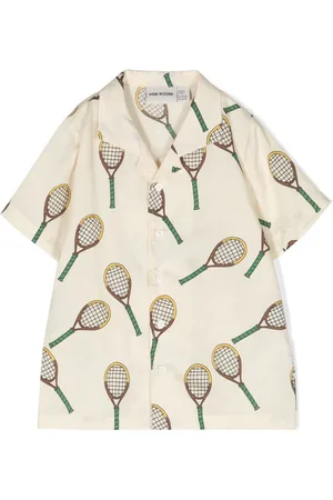 Mini Rodini Tennis-print lyocell shirt