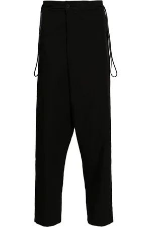 TRANSIT Off-center fastening cotton trousers