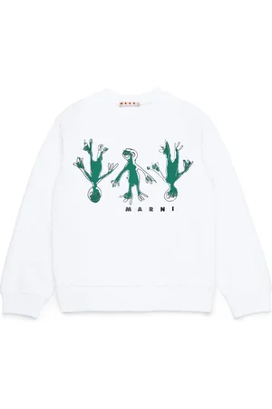 Marni Frog-print cotton sweatshirt