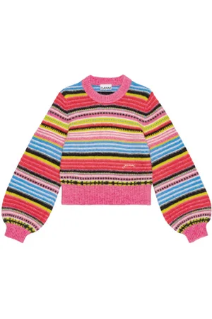 Ganni Striped wool jumper