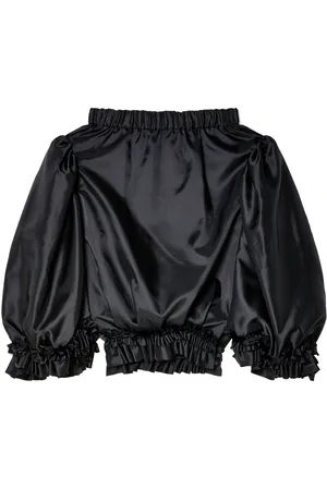 NOIR KEI NINOMIYA Off-shoulder satin blouse