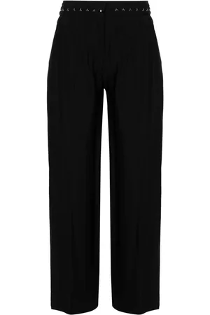 MUGLER Hook-eye wide trousers