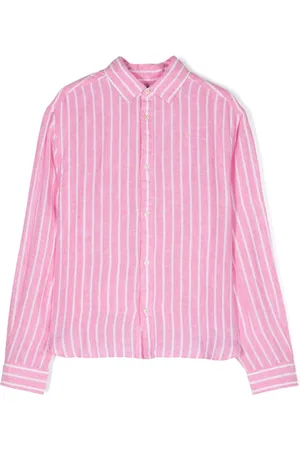 Ralph Lauren Polo Pony-embroidery striped shirt
