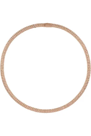 Officina Bernardi 18kt rose gold Enigma diamond necklace