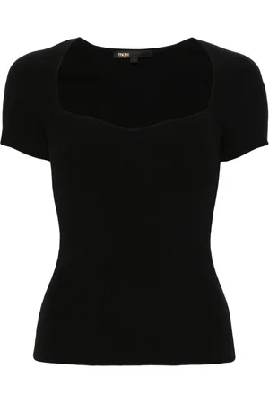 Maje Ribbed-knit top