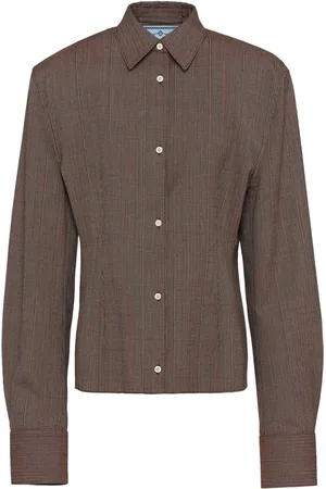 Prada Single-breasted pinstripe jacket