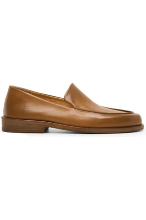 MARSÈLL Round-toe leather loafers