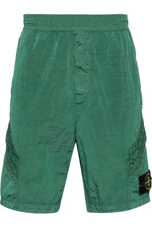 Stone Island Metallic cargo bermuda shorts