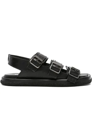 Moma Lux buckled leather sandals