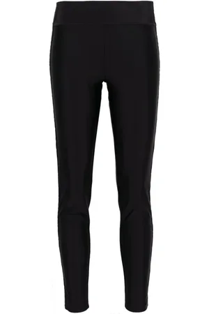 VERSACE Logo-jacquard leggings