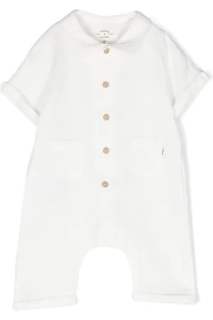 TEDDY & MINOU Textured cotton romper