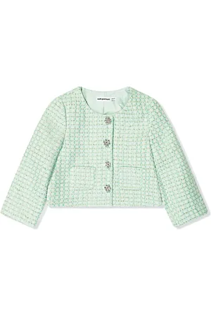 Self-Portrait Single-breasted bouclé jacket