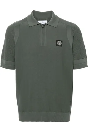 Stone Island Compass-patch polo shirt