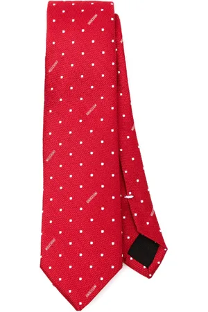 Moschino Jacquard silk tie