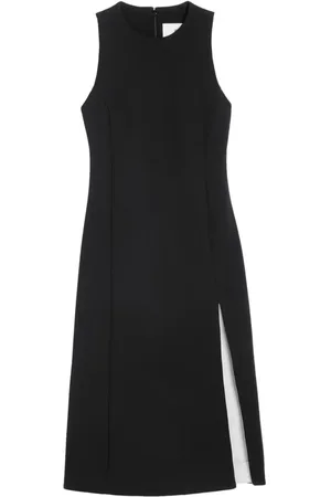 Ami Sleeveless virgin-wool midi dress