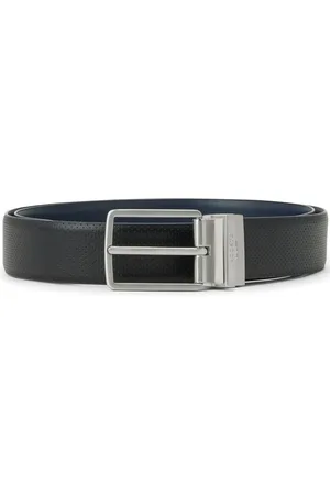 Lacoste Perforated-detail reversible belt