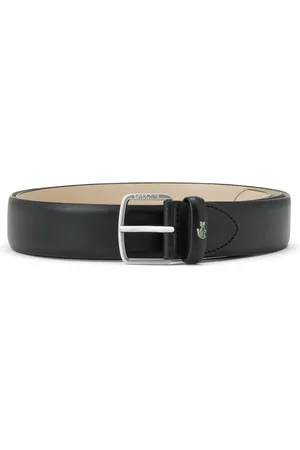 Lacoste Logo-engraved leather belt
