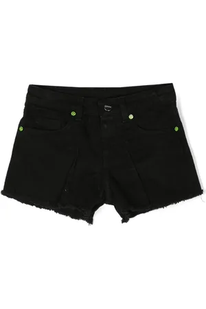 BARROW Pleat-detail denim shorts