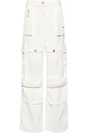 Elisabetta Franchi Wide-leg cargo jeans