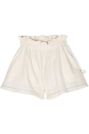 Etro Paperbag-waist straight-leg shorts