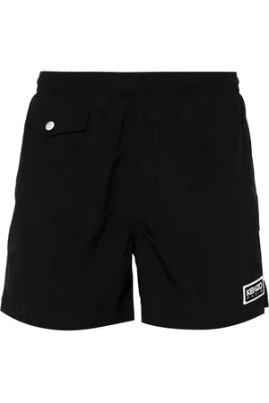 Kenzo Logo-patch swim shorts