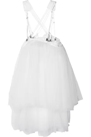 NOIR KEI NINOMIYA Harness-fastened tulle skirt