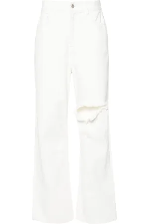 Rokh High-rise wide-leg jeans