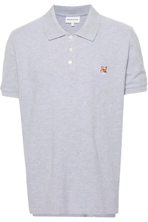 Maison Kitsuné Fox-motif cotton polo shirt