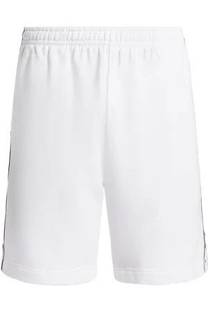 Lacoste Logo-stripe cotton-blend track shorts