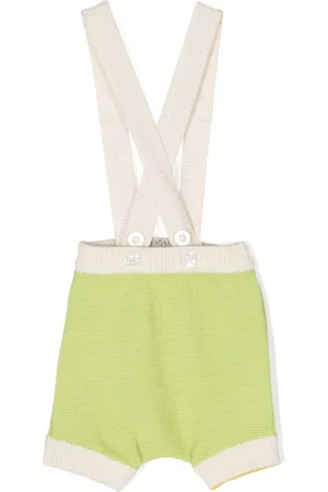 Gensami Contrast-trim knitted shorts