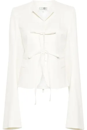 Maison Margiela Extra-long-sleeves twill blazer