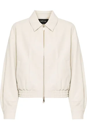 tout a coup Faux-leather bomber jacket