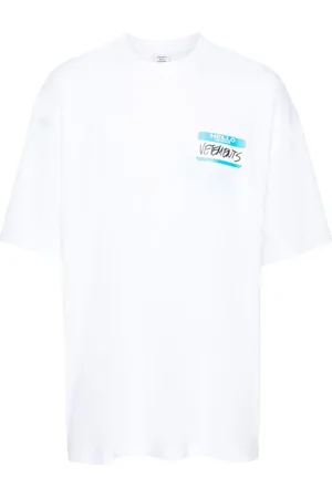Vetements Name-Tag cotton T-shirt