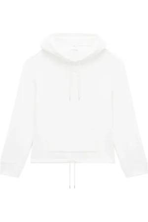 Courrèges Logo-patch cotton hoodie