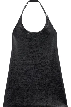 Courrèges Buckle-detail halterneck minidress