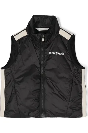 Palm Angels Logo-print padded gilet