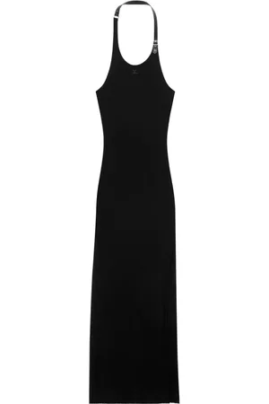 Courrèges Ribbed-knit maxi dress