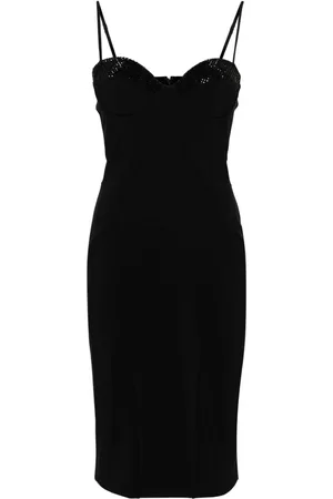 CHIARA BONI Zhoulette crystal-embellished midi dress