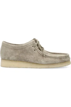 Clarks Wallabee suede Derby shoes