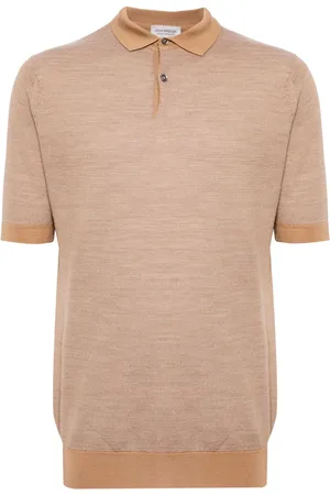 JOHN SMEDLEY Short-sleeve wool polo shirt