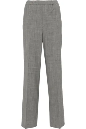 Fabiana Filippi Mélange straight-leg trousers