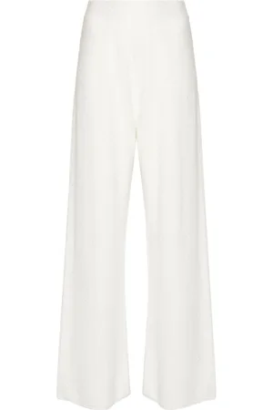 Fabiana Filippi Sequin-embellished knitted trousers