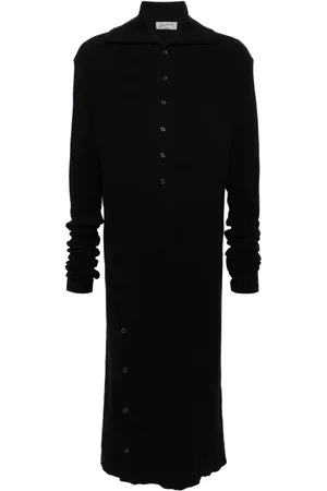 YOHJI YAMAMOTO Ribbed-knit cotton jumper