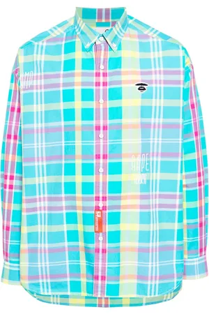 A Bathing Ape Plaid cotton shirt