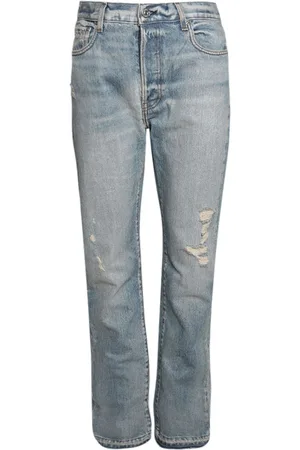 GALLERY DEPT. LA Slim-Fit Flared Frayed Studded Jeans for Men